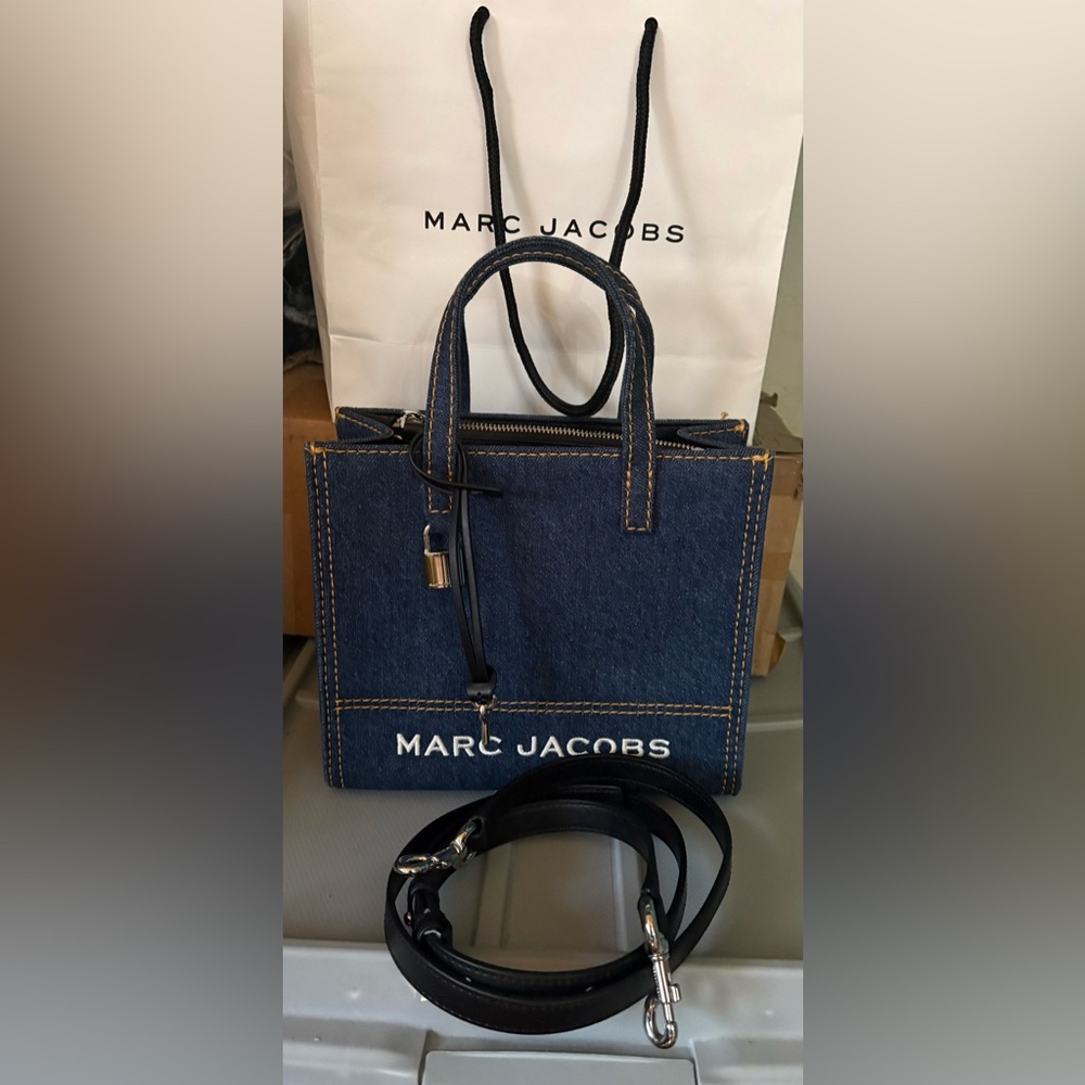 Marc Jacobs Blue Denim Tote